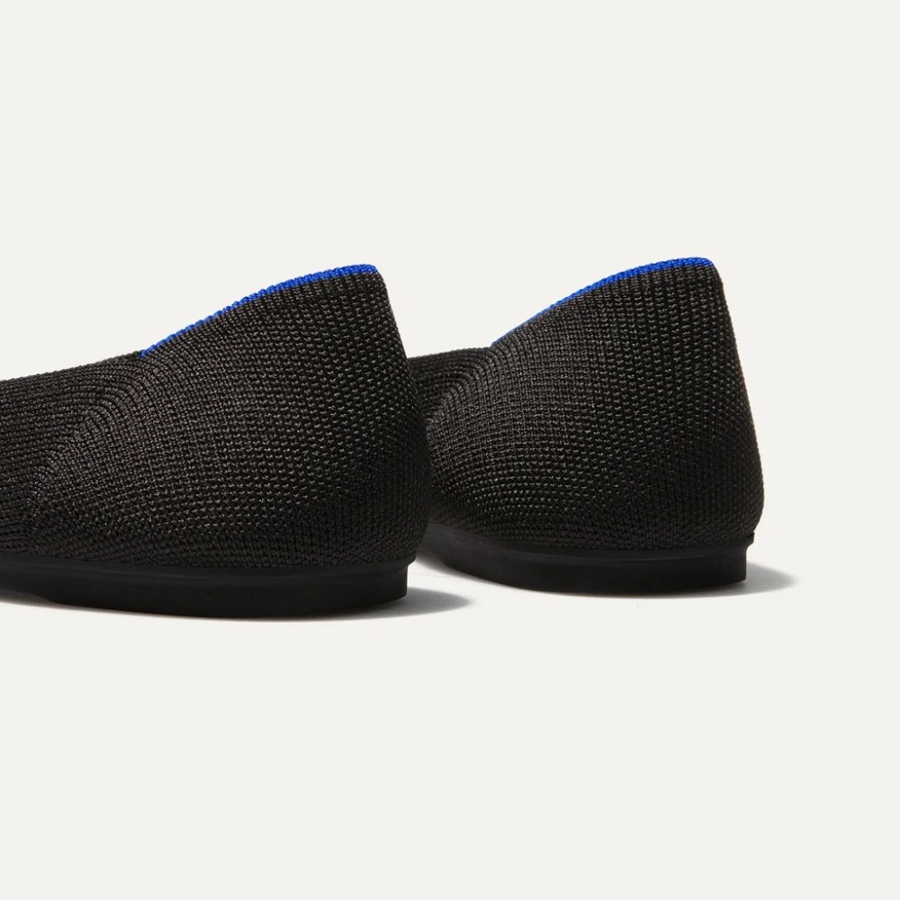 Rothy's The Flat Orginial in Solid Black Size 7.5 - Picture 5 of 6